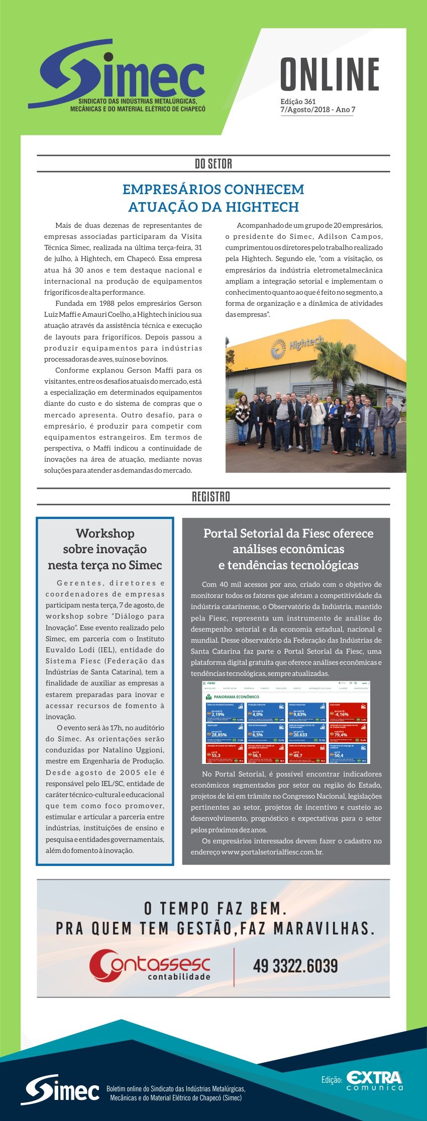SIMEC - Sindicato das Indstrias Metalrgicas, Mecnicas e do Material Eltrico de Chapec/SC -