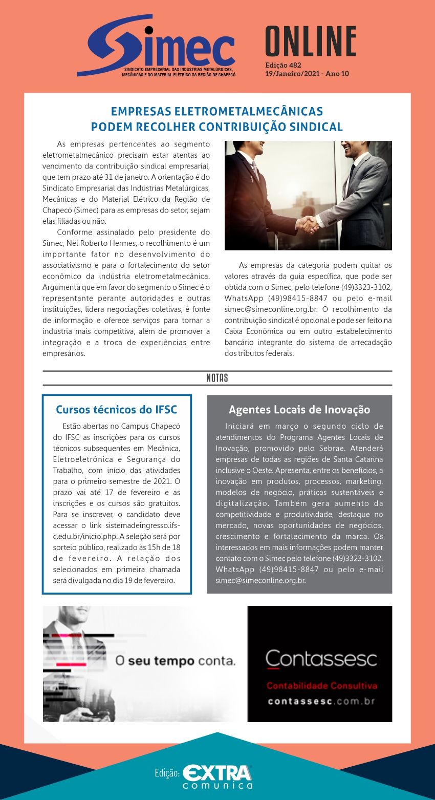 SIMEC - Sindicato das Indústrias Metalúrgicas, Mecânicas e do Material Elétrico de Chapecó/SC -