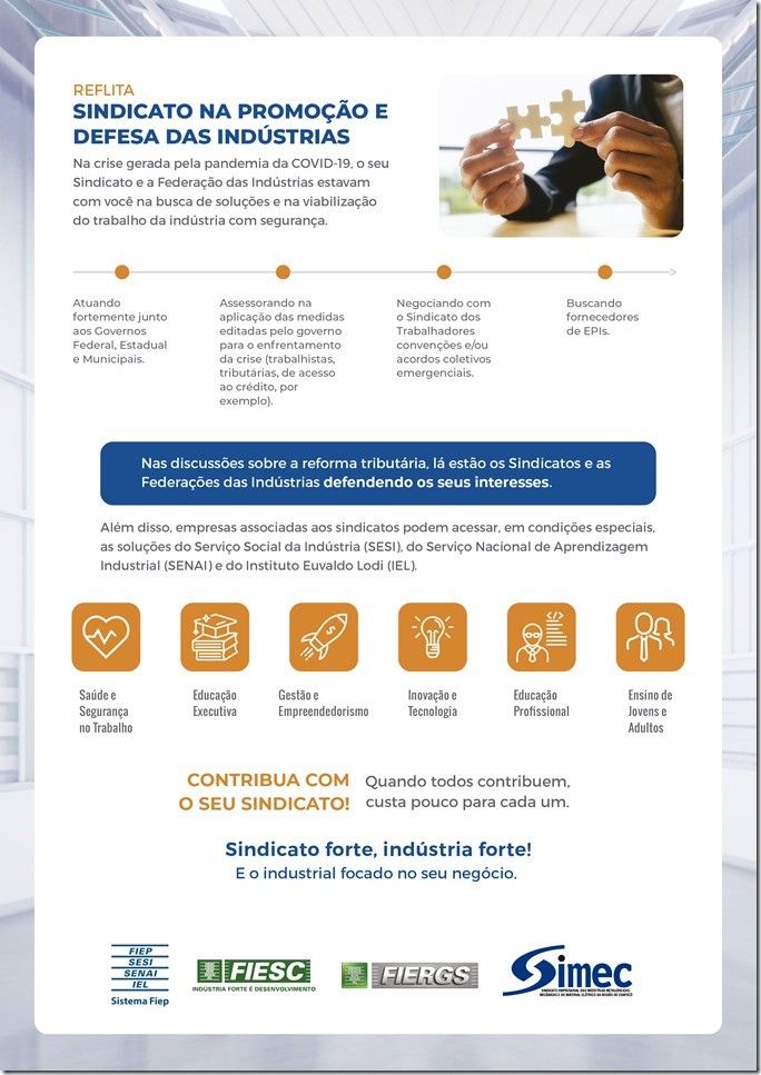 SIMEC - Sindicato das Indústrias Metalúrgicas, Mecânicas e do Material Elétrico de Chapecó/SC -