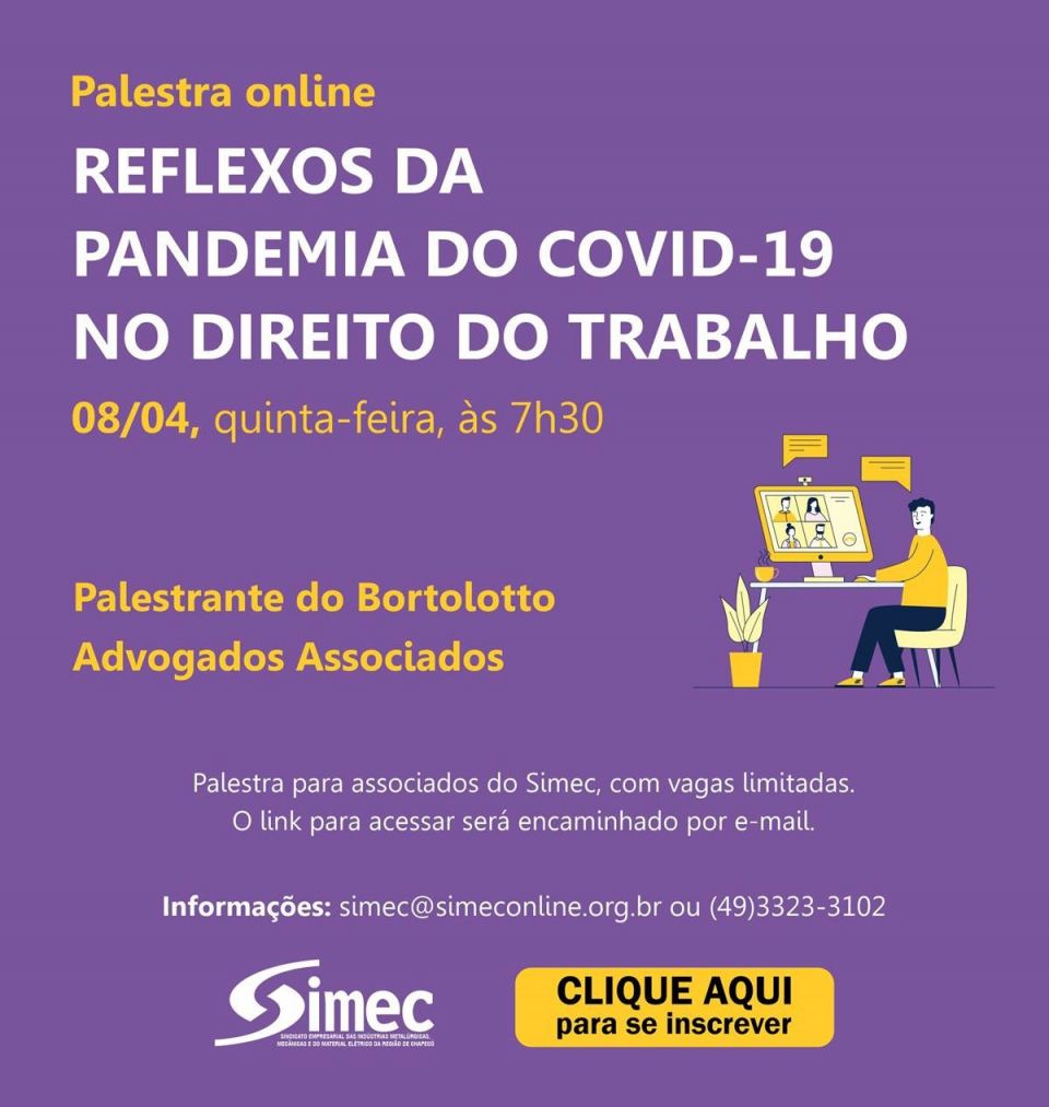 SIMEC - Sindicato das Indústrias Metalúrgicas, Mecânicas e do Material Elétrico de Chapecó/SC -