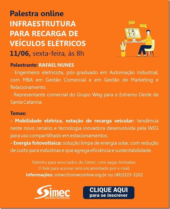 SIMEC - Sindicato das Indústrias Metalúrgicas, Mecânicas e do Material Elétrico de Chapecó/SC -