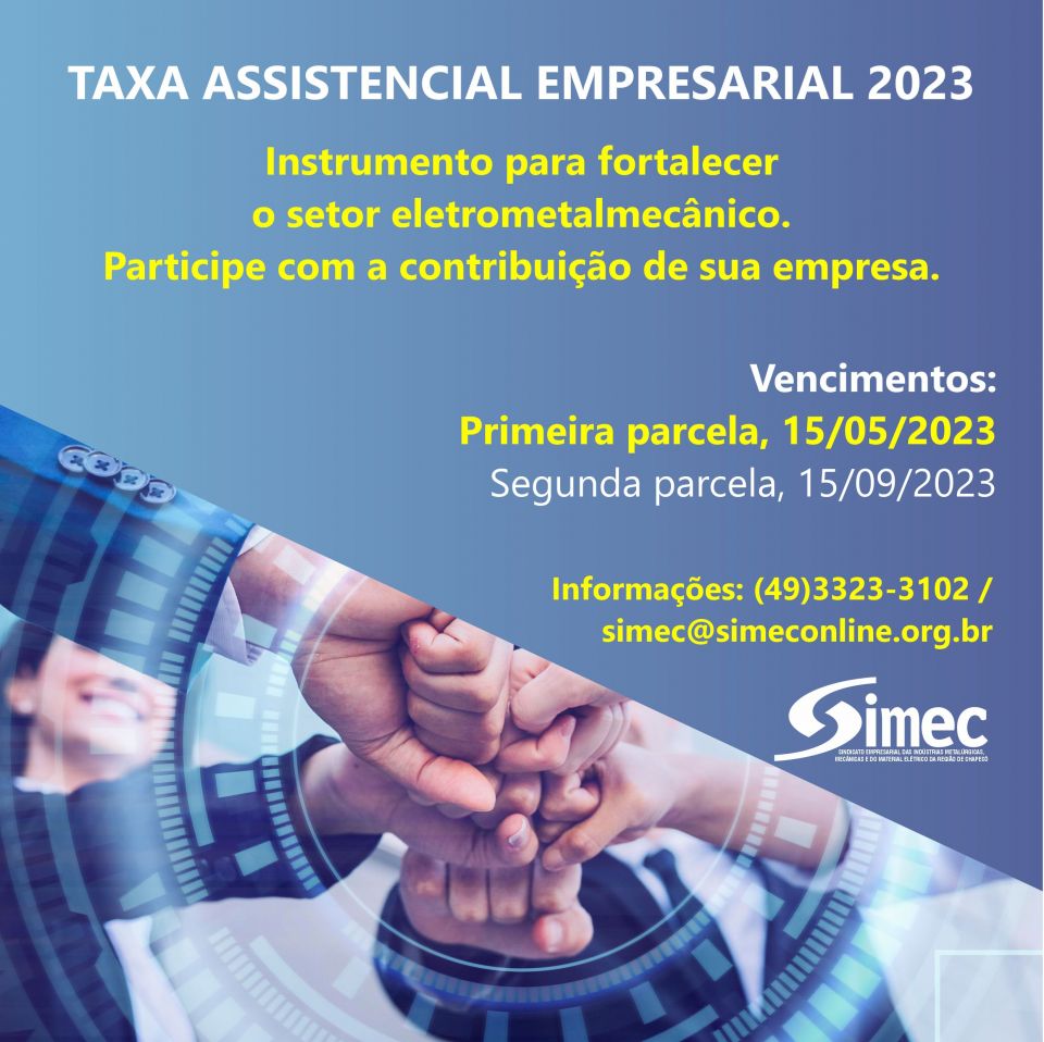 SIMEC - Sindicato das Indústrias Metalúrgicas, Mecânicas e do Material Elétrico de Chapecó/SC -