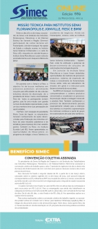 SIMEC - Sindicato das Indústrias Metalúrgicas, Mecânicas e do Material Elétrico de Chapecó/SC -