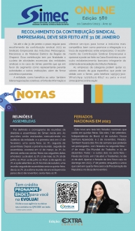 SIMEC - Sindicato das Indstrias Metalrgicas, Mecnicas e do Material Eltrico de Chapec/SC -