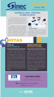 SIMEC - Sindicato das Indústrias Metalúrgicas, Mecânicas e do Material Elétrico de Chapecó/SC -